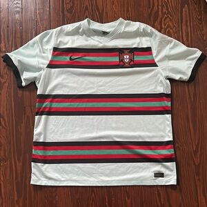 NIKE MEN’S DRI-fit AUTHENTIC PORTUGAL SOCCER JERSEY 2021-22